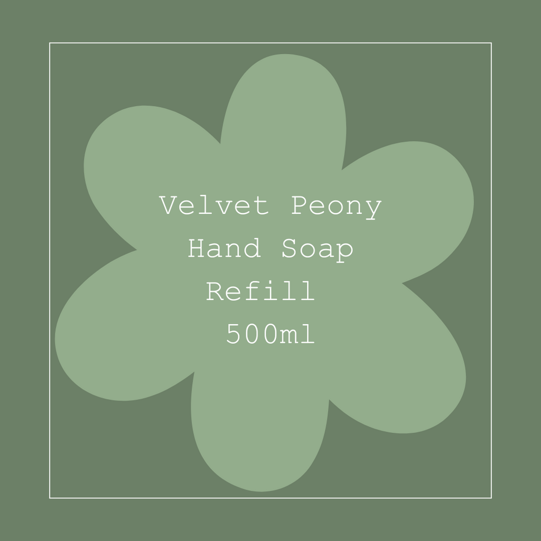 Velvet Peony Hand Soap Refill