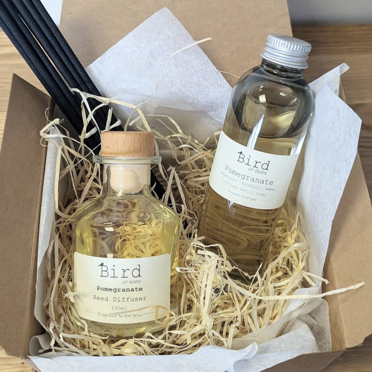 Pomegranate Reed Diffuser Gift Set – Bird at Home