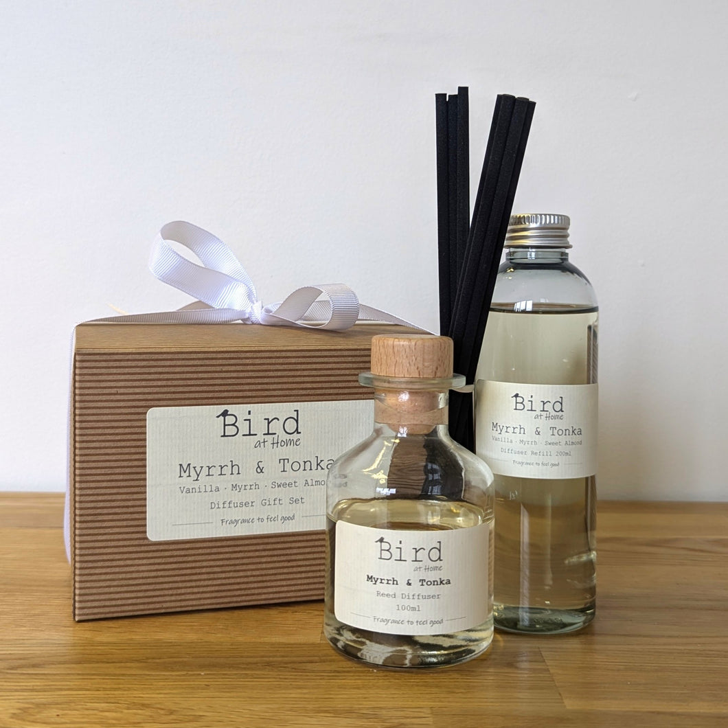 Myrrh & Tonka Reed Diffuser Gift Set