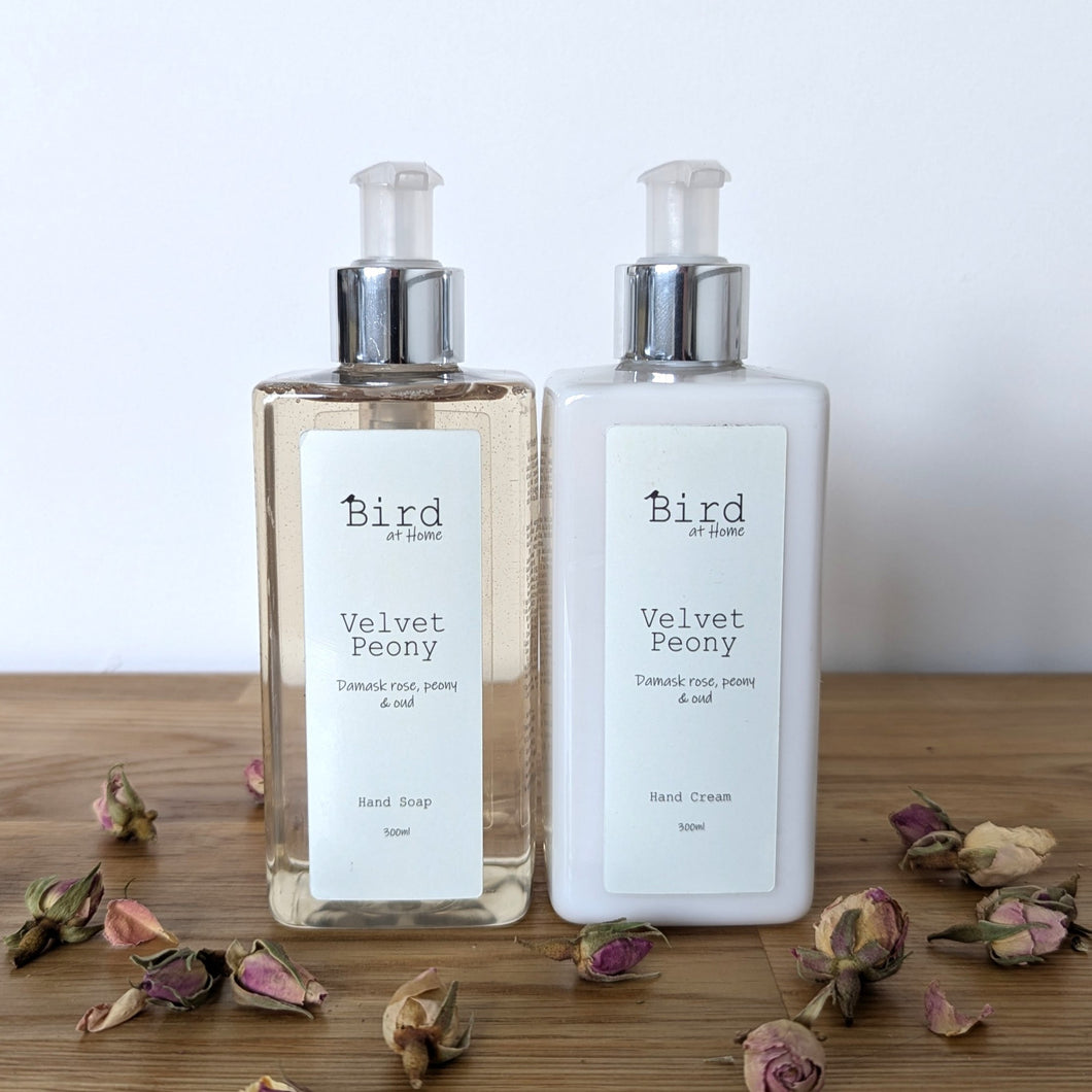 Velvet Peony Hand Soap & Hand Cream Gift Set