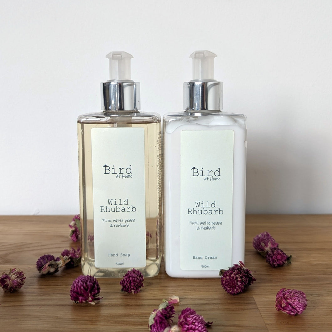 Wild Rhubarb Hand Soap & Hand Cream Gift Set