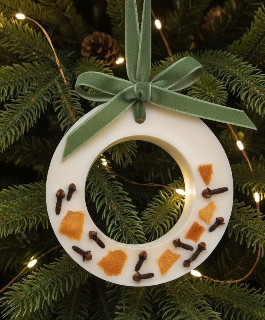 Wax Melt Christmas Decoration - Spiced Orange