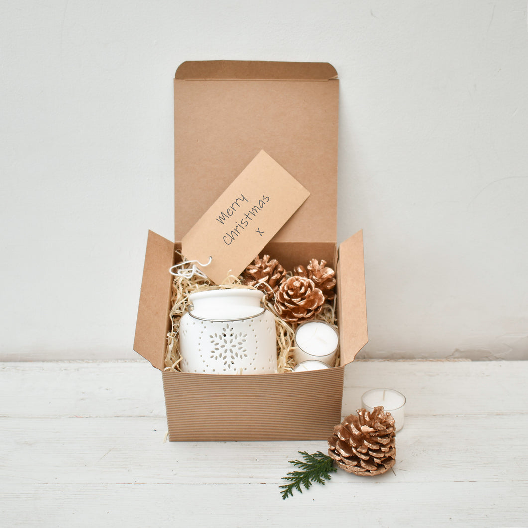 Snowflake Tealight Gift Box